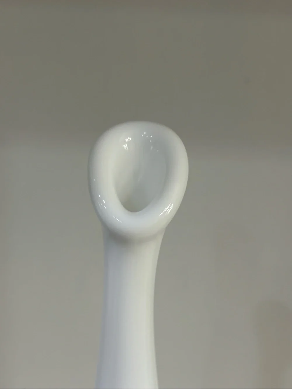 Vintage Fenton hobnail milk glass bud vase